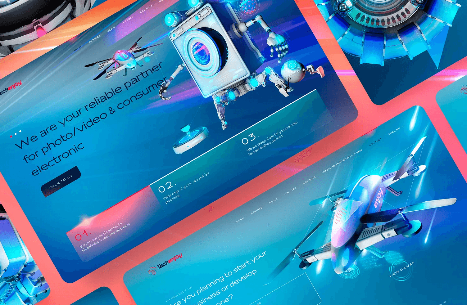 Wow сайт для TechEnjoy